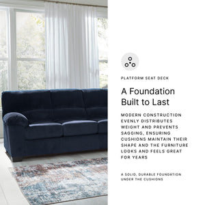 Contemporary Corduroy Sofa – 3-Seat Living Room Couch