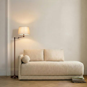 Bronze Swing Arm LED Floor Lamp