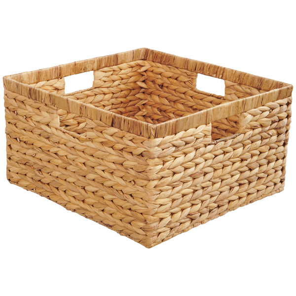 Water Hyacinth Storage Baskets with Handles – Set of 3