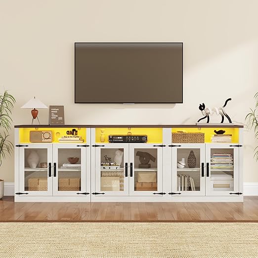 4-Piece Entertainment Center with Bookshelves, 157"W