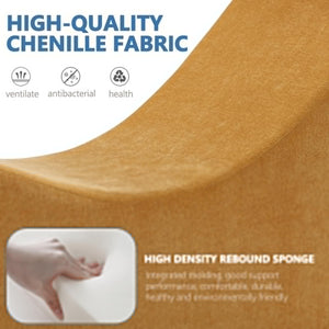 Ergonomic Yoga Chaise Lounge Chair with Headrest