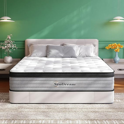 Hybrid Mattress with Memory Foam & Pocket Springs – Full, Queen, King