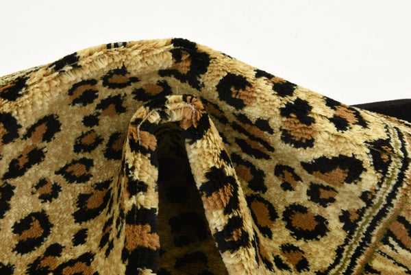 Wildlife Cheetah Print Area Rug 10' x 14' – Light Brown & Black