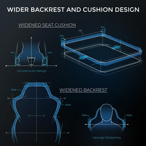 Ergonomic Gaming Chair with Mesh Back & Lumbar Support