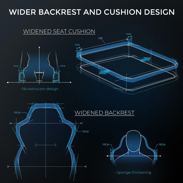Ergonomic Gaming Chair with Mesh Back & Lumbar Support