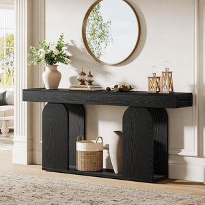 70.9-Inch Extra Long Sofa Console Table with Storage Shelf