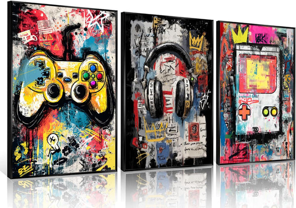 Gaming Wall Art Canvas Set – Framed & Poster Prints