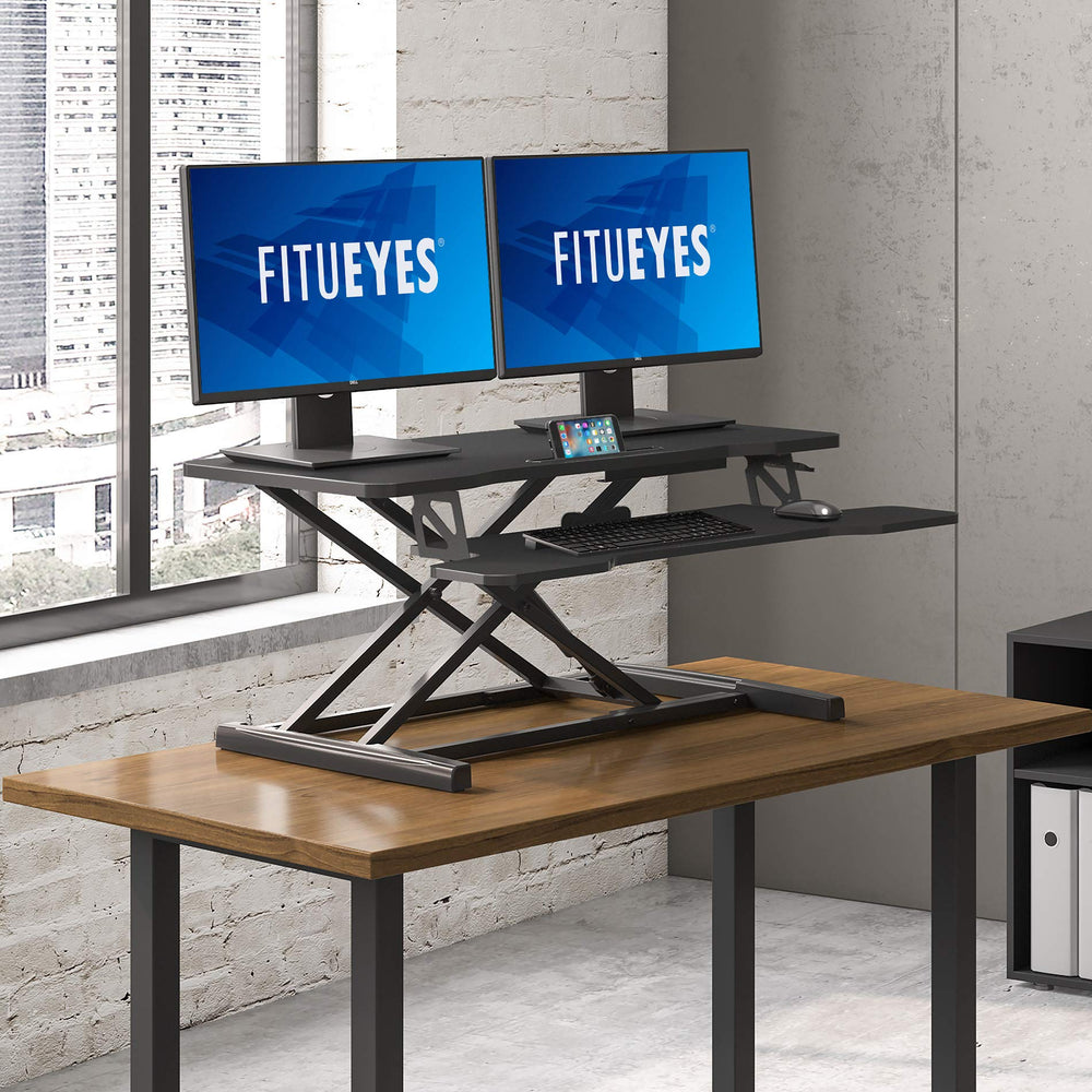 Height Adjustable Standing Desk Converter 36-Inch