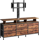 63" TV Stand with Adjustable Mount & 7 Drawers