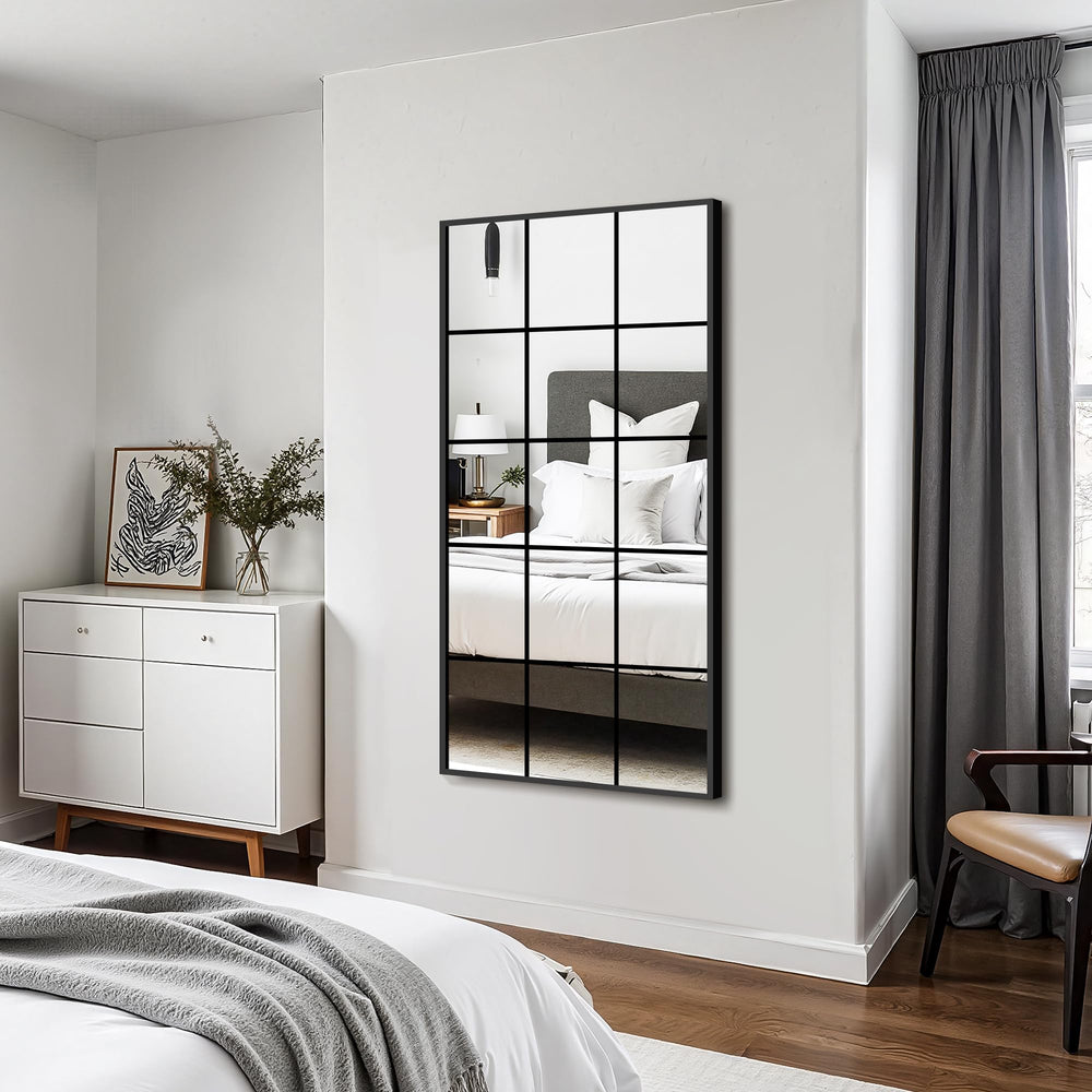 Rectangular Metal Framed Wall Mirror
