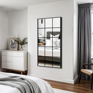 Rectangular Metal Framed Wall Mirror