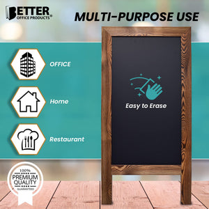 20x40 Magnetic A-Frame Chalkboard Sign with Accessories