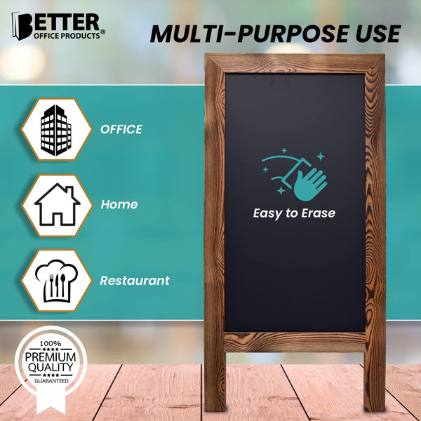 20x40 Magnetic A-Frame Chalkboard Sign with Accessories