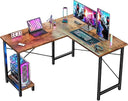 L-Shaped Gaming & Home Office Corner Desk 50 Inch with CPU Shelf