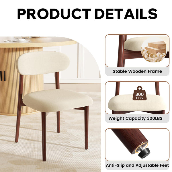 Round Dining Table Set for 4 with Storage Shelf & 4 Chairs