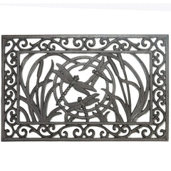 Cast Iron Decorative Doormat – Heavy Duty Outdoor Entrance Mat