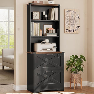 2-Drawer File Cabinet with Lock