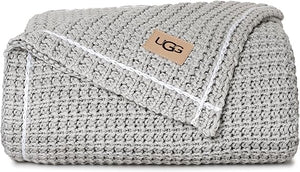 Cotton Waffle Knit Throw Blanket 50x70 Inch