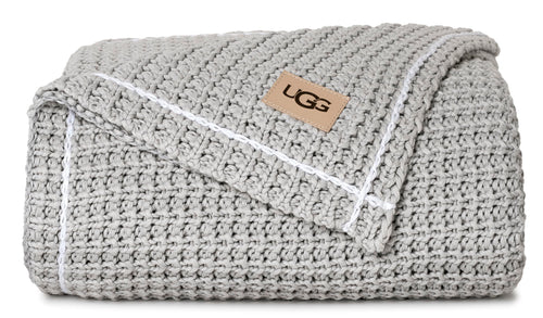 Waffle Knit Cotton Throw Blanket — 50" x 70"
