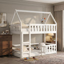 Twin Over Twin House Bunk Bed