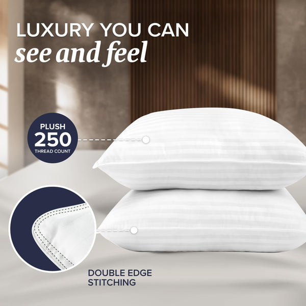 Euro Pillow Inserts Set of 2 – Down Alternative Throw Pillow Inserts