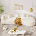 Oversized Modular Curved Sectional Sofa – Corduroy, No Assembly Required