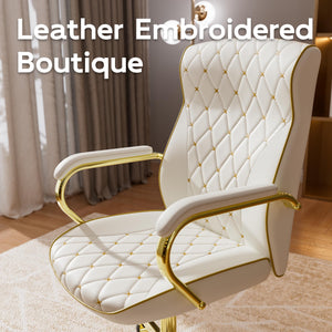 Diamond Quilted Swivel Executive Office Chair