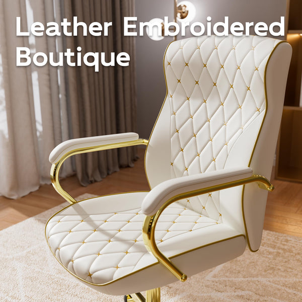 Diamond Quilted Swivel Executive Office Chair