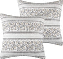 Floral Cotton Euro Pillow Sham 26x26