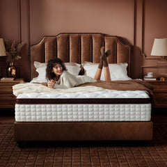 Hybrid Mattress in a Box – Pocketed Coils & Memory Foam, Medium Firm