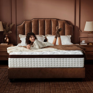 Hybrid Mattress in a Box – Pocketed Coils & Memory Foam, Medium Firm