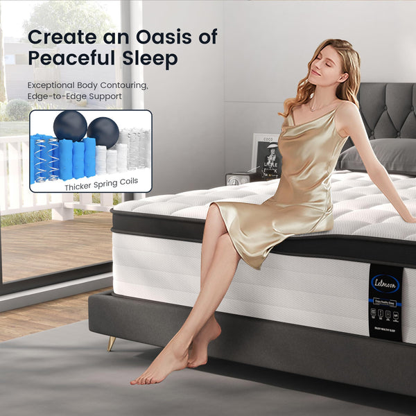 Hybrid Mattress with Memory Foam & Pocket Springs | Pillow Top | Multiple Sizes