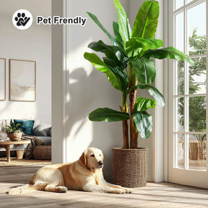 Artificial Banana Tree – Tall Faux Tropical Palm Plant