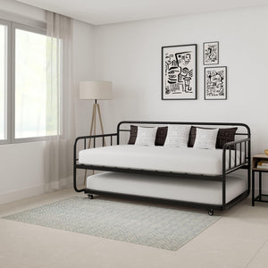 Twin Daybed with Trundle Bed Frame