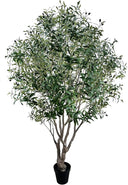 Artificial Olive Tree with Natural Trunk & Lifelike Olives