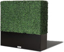 Artificial Boxwood Hedge Wall Privacy Panel with Steel Planter Box