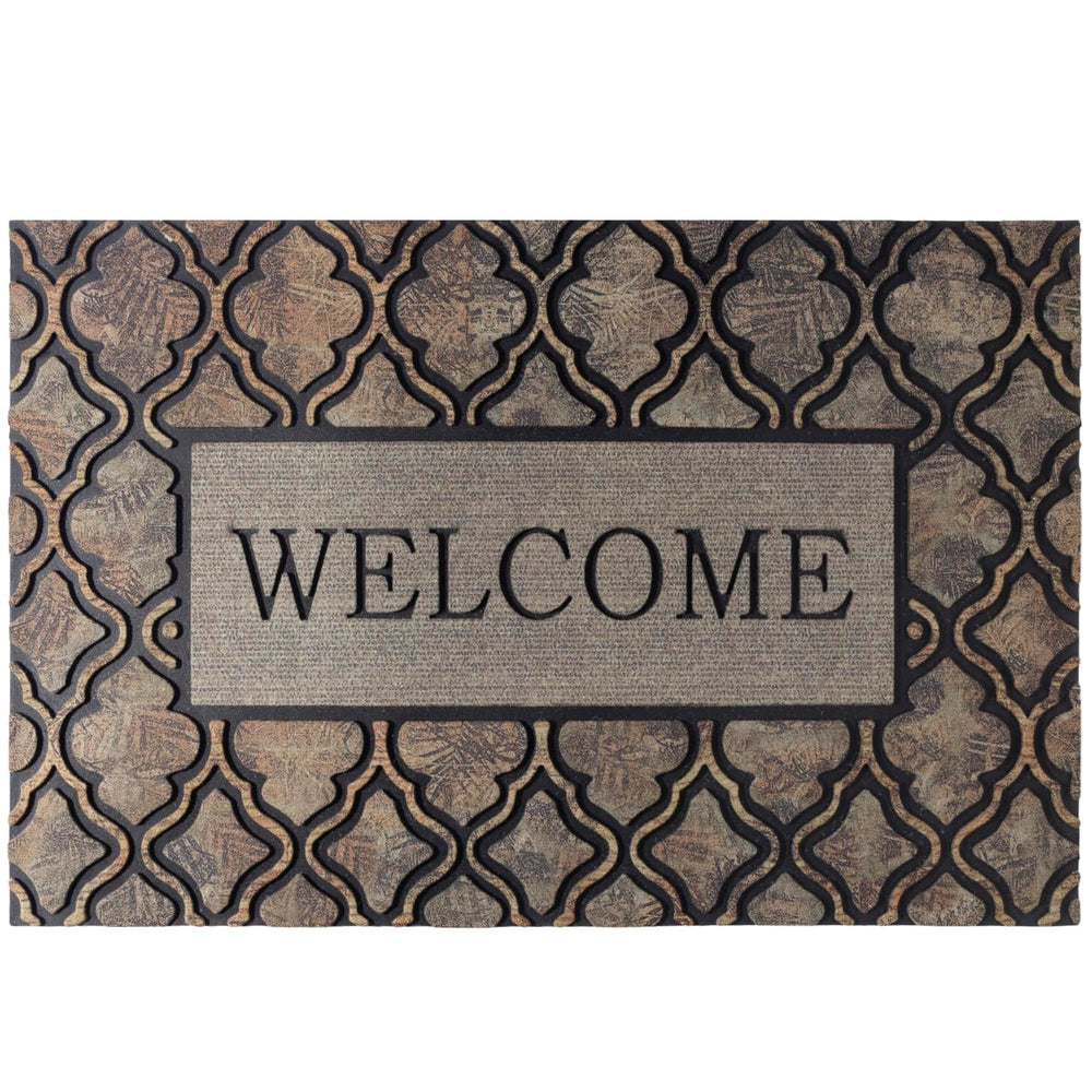 Non-Slip Rubber Doormat 24x36 Inch – Indoor Outdoor Entrance Mat