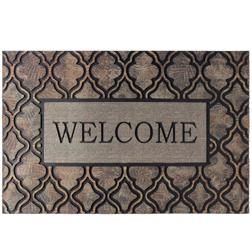 Non-Slip Rubber Doormat 24x36 Inch – Indoor Outdoor Entrance Mat