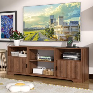 Fluted TV Stand for TVs up to 80"