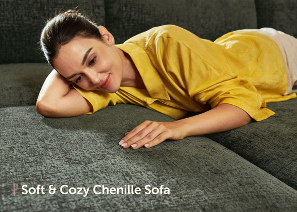 U-Shaped Modular Sectional Sofa with Storage Seats & Ottoman