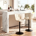 55" Faux Marble Bar Table