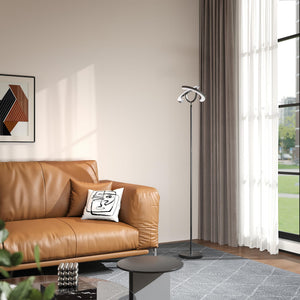 LED Floor Lamp with Remote, Stepless Dimming & Color Temperature Control