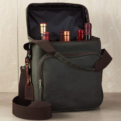 6-Bottle Insulated Wine Tote Bag with Ice Pack