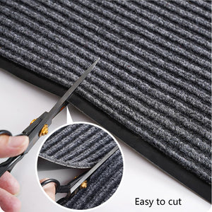 Commercial Entrance Runner Rug with Non-Slip Rubber Backing