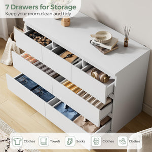 7-Drawer Dresser with Deep Storage