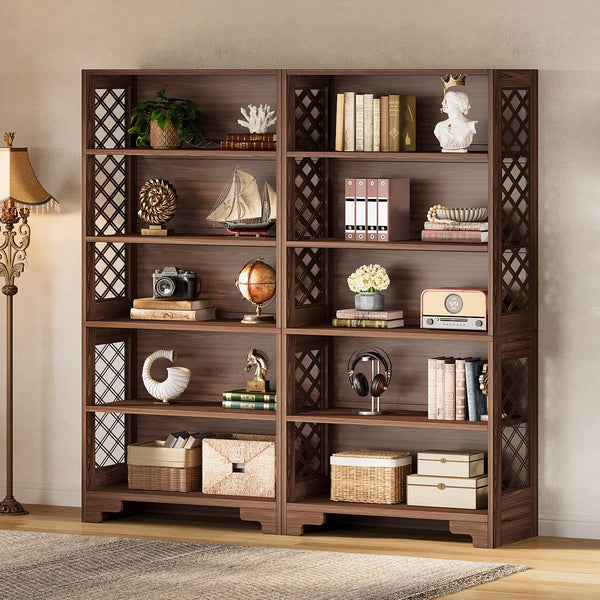 71" Tall 6-Tier Bookshelf