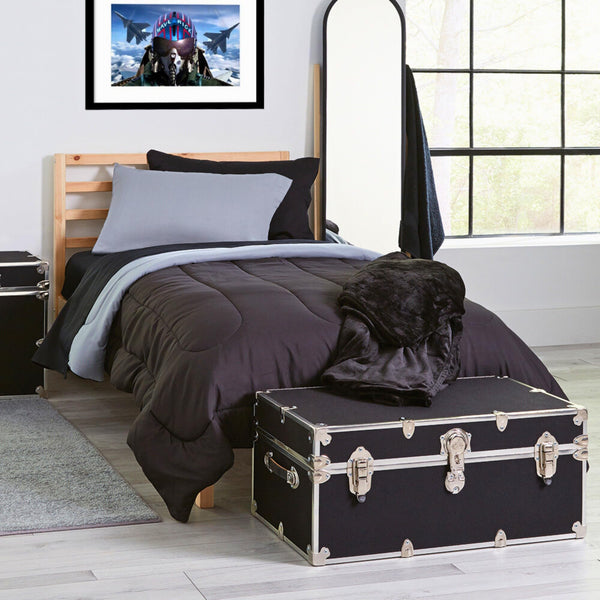 Large Storage Trunk with Removable Wheels – 32" Camp & Dorm Chest
