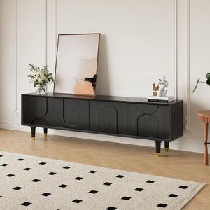 71" Mid-Century Modern TV Stand with Storage