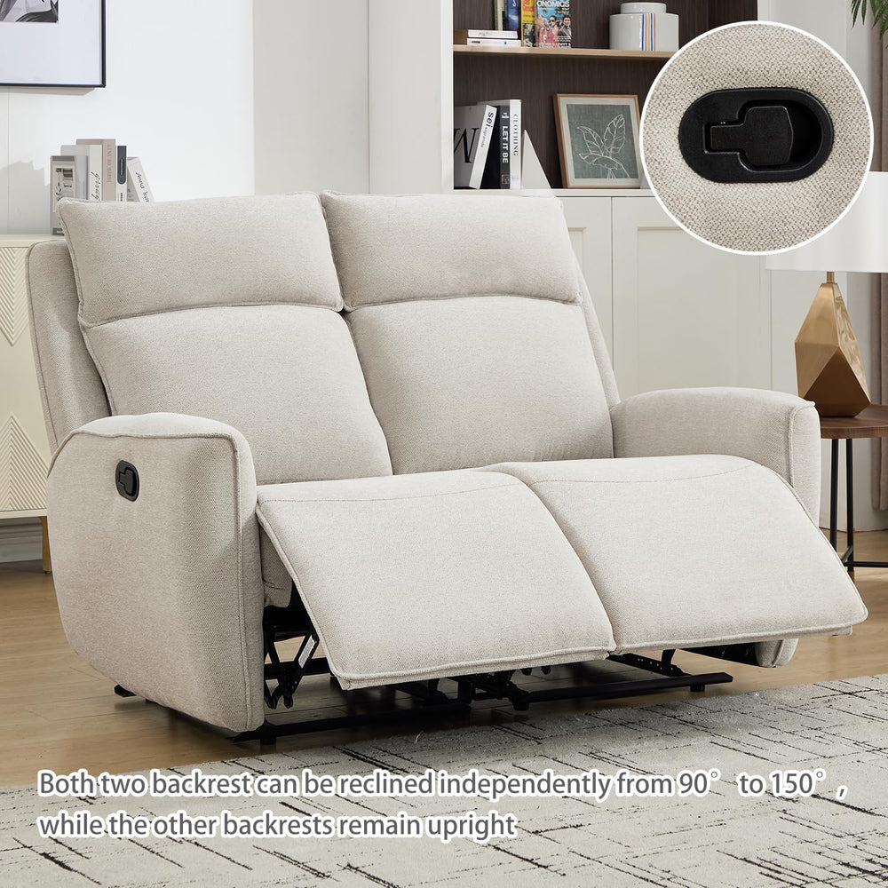 Manual Loveseat Recliner Sofa