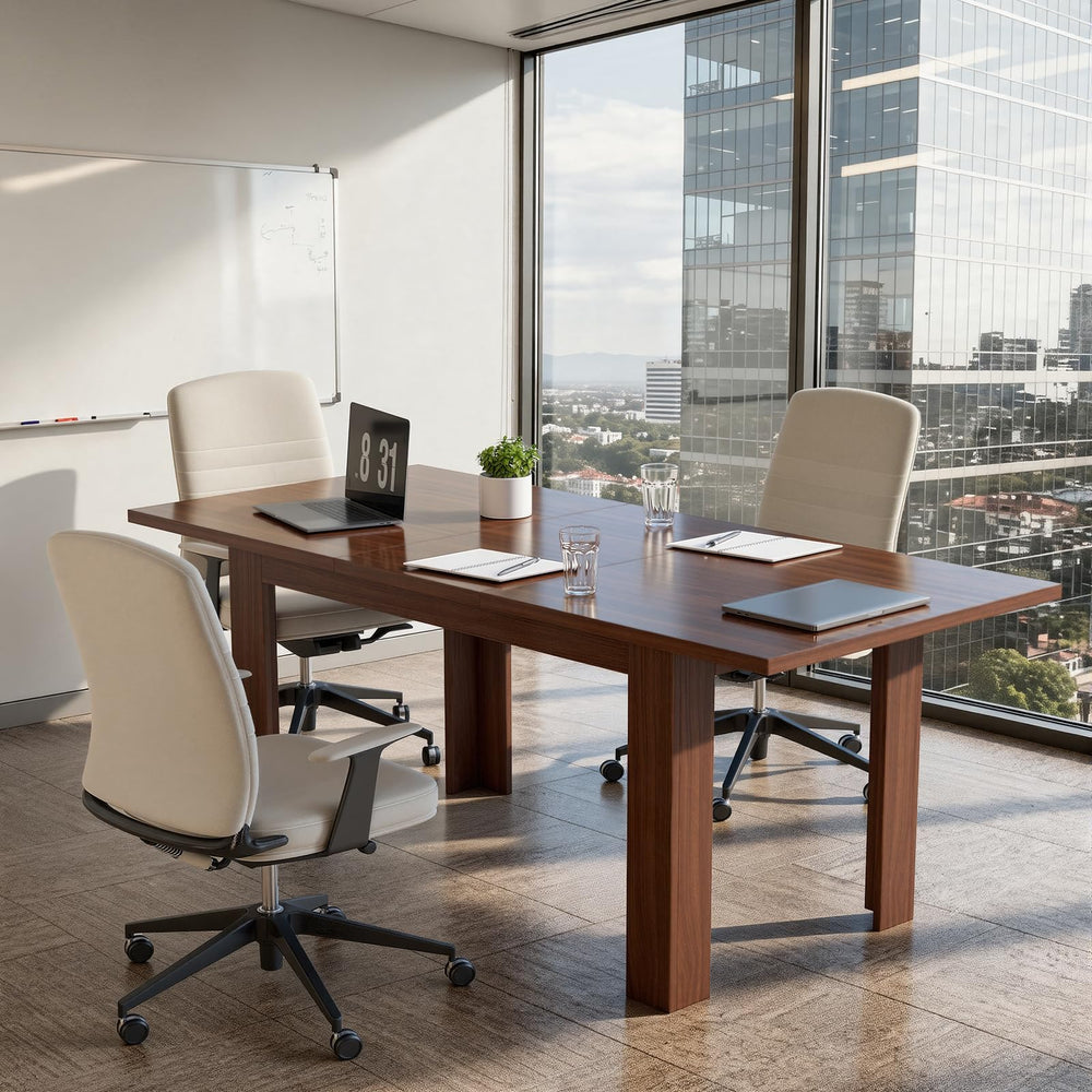 Extendable Home Office Desk 59–77 Inch | Modern Computer Writing Desk